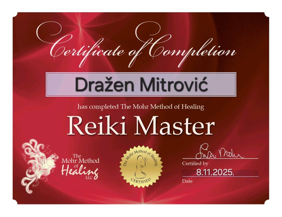 Reiki certificate 4